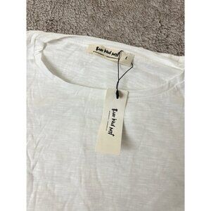 Three Bird Nest Cozy Cool Oversized Tee Natural Size L New